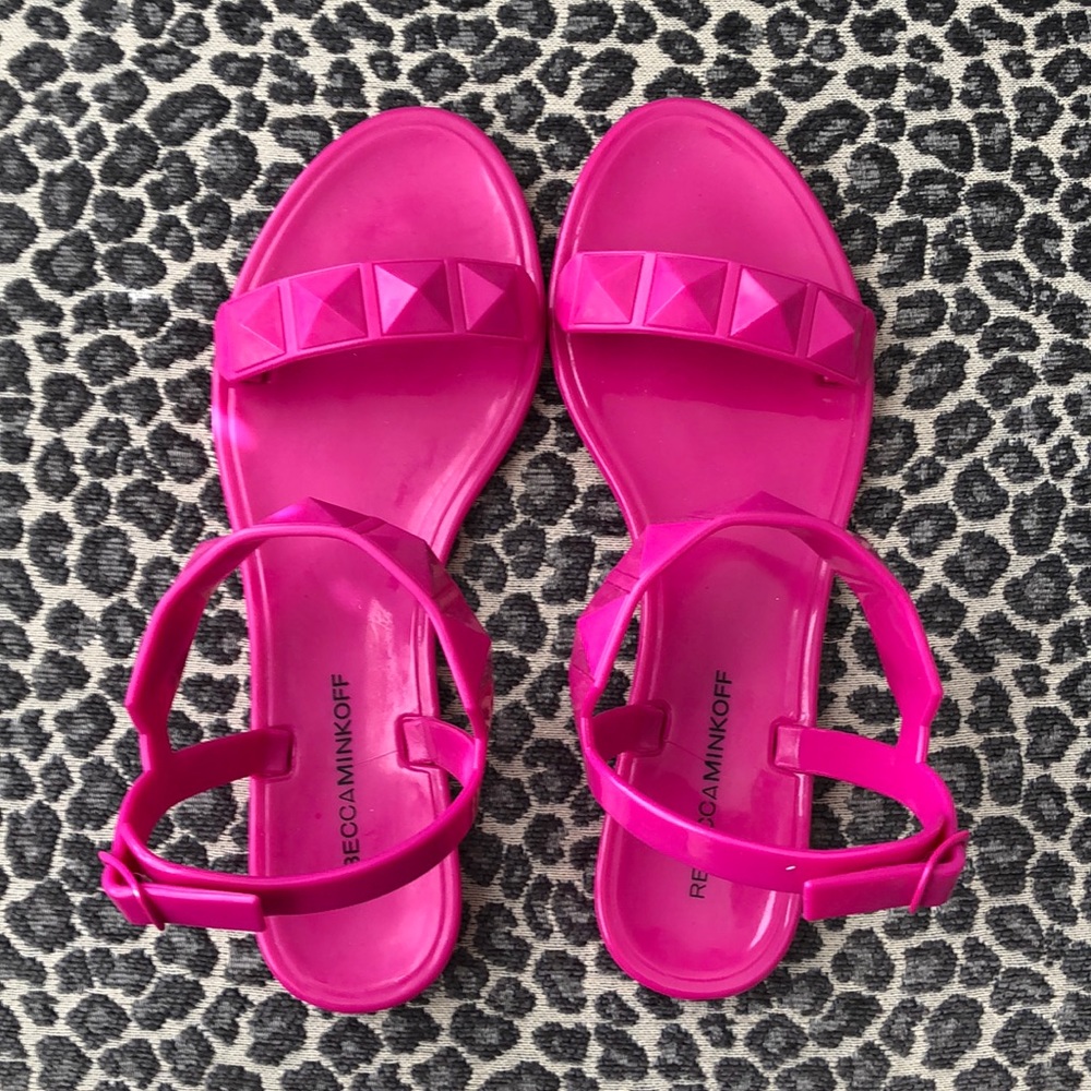 Rebecca Minkoff jelly sandals